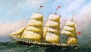 Antonio Jacobsen The British ship Germany oil painting artist
